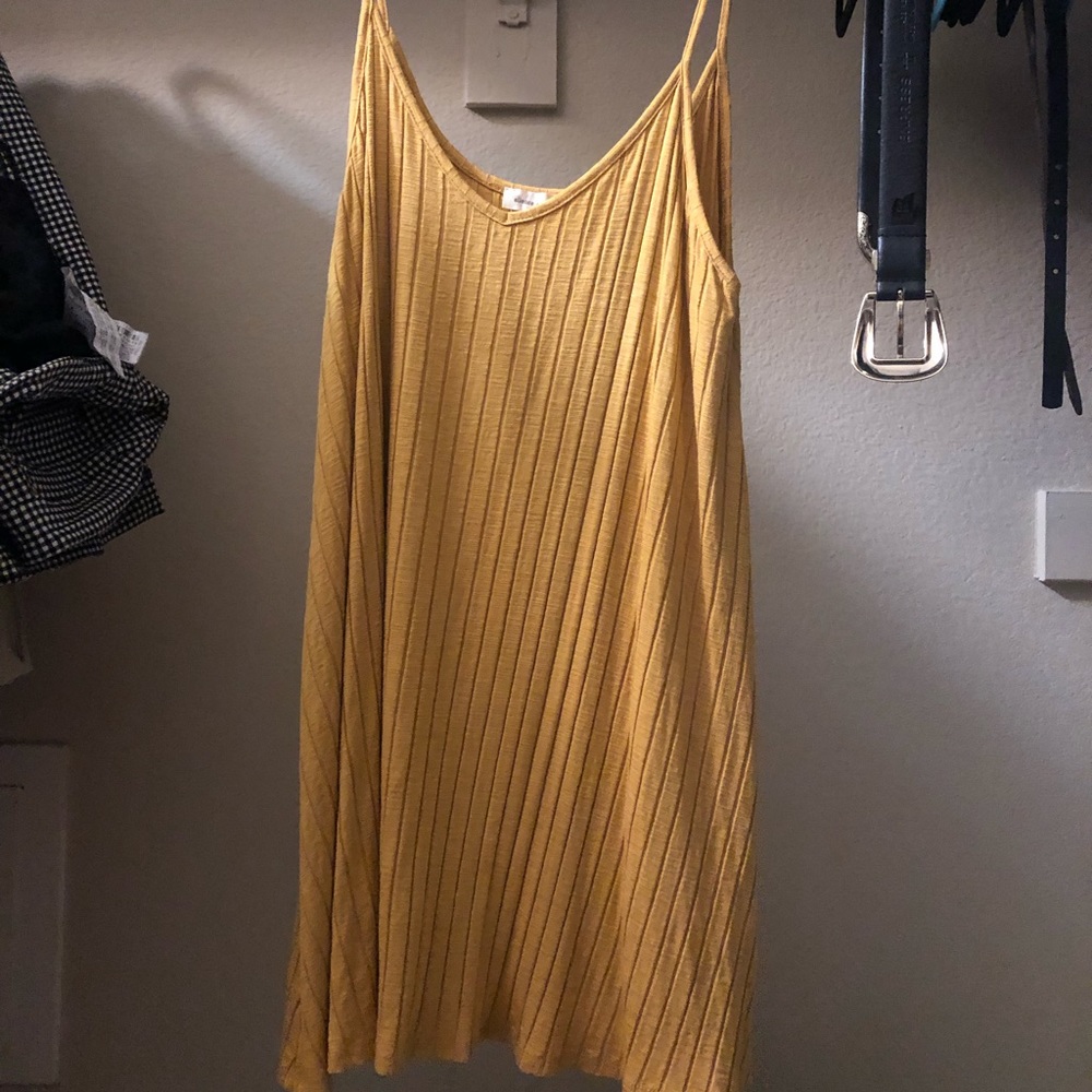 Yellow summer sundress